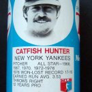 1977 CATFISH HUNTER New York Yankees Royal Crown RC Cola Baseball Can Series 1
