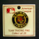 1985 Detroit TIGERS Team Trading Baseball PIN American League 1" on Card