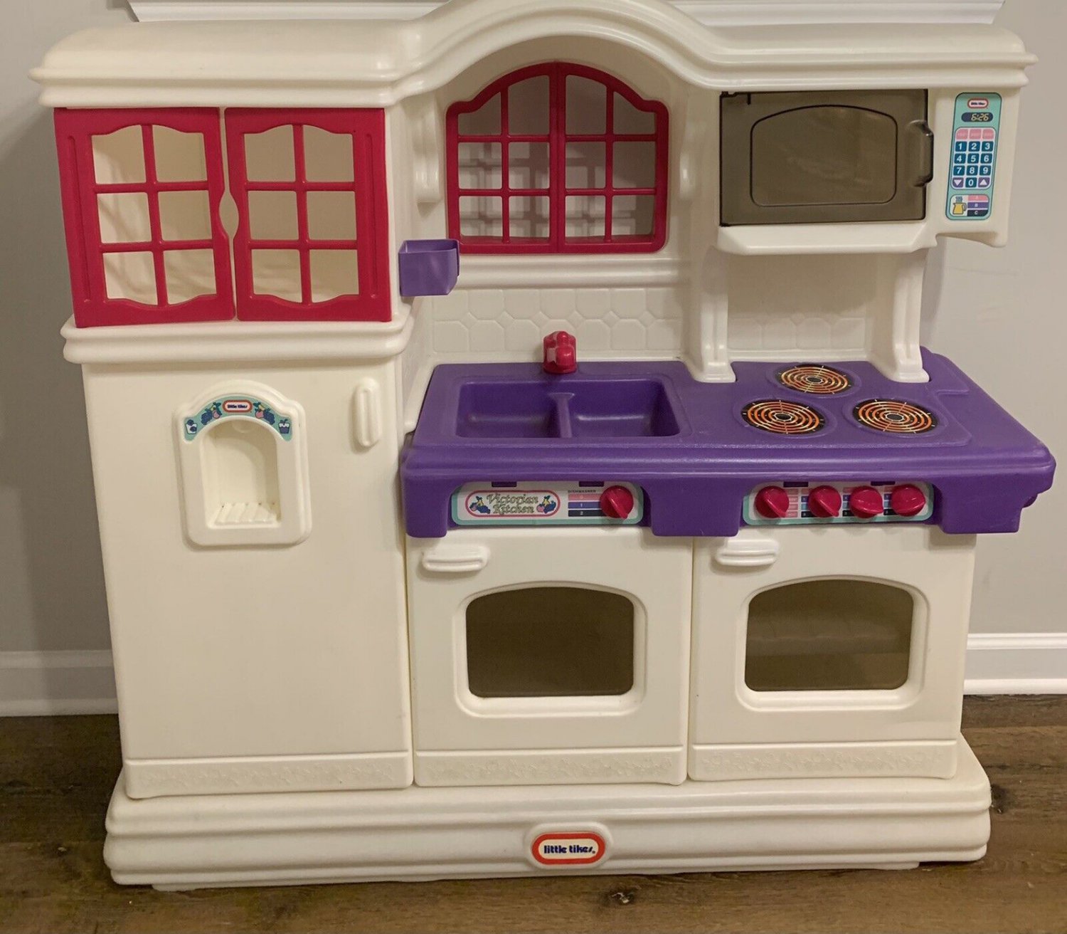 Vintage 1990s Little Tikes Tykes Country Kitchen Kids Child Size Large Play Set