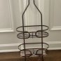 Hanging Shower Caddy Over Shower Head, Bathroom Shower Rack Storage Shelf w/Hook