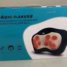 Magic Makers Shiatus Neck and Back Massager - 8 Heated Rollers Kneading Massage Magic Makers Shiatus Neck and Back Massager - 8 Heated Rollers Kneading Massage