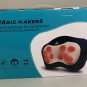 Magic Makers Shiatus Neck and Back Massager - 8 Heated Rollers Kneading Massage