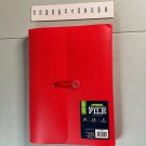 Pen + Gear Expanding File Folder Holds Letter Size Papers 13 Pocket Red