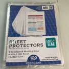 Pen+Gear Standard Sheet Protectors 100 Count 8.5 x 11 inches Clear Polypropylene