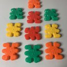 Vtg blown 3D Plastic Interlocking Building Stacking Clown Toy Lot 10 Green Red + Vtg blown 3D Plastic Interlocking Building Stacking Clown Toy Lot 10 Green Red +