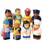 Set of 8 Community Workers 3" Tall Set of 8 Community Workers 3" Tall