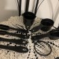 Measuring Cups and Spoons Black 7pc Set MADE IN THE USA Anti-Spill Heavy Duty