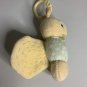 Just One Year by Carter's Butterfly Plush Stuffed Animal Bug Yellow Green Sound