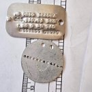 Argentina Army Air Force  Navy Dogtag Dog Tag Badge   SET OF 2 #3
