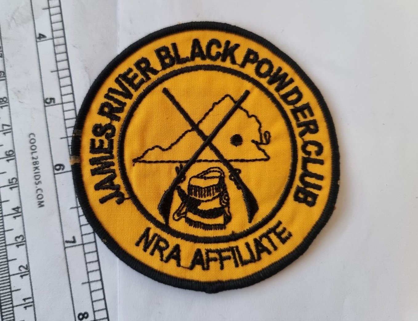 James River Black Powder  NRA Shooting Firearms Hunting Ammo  Patch NOS #3