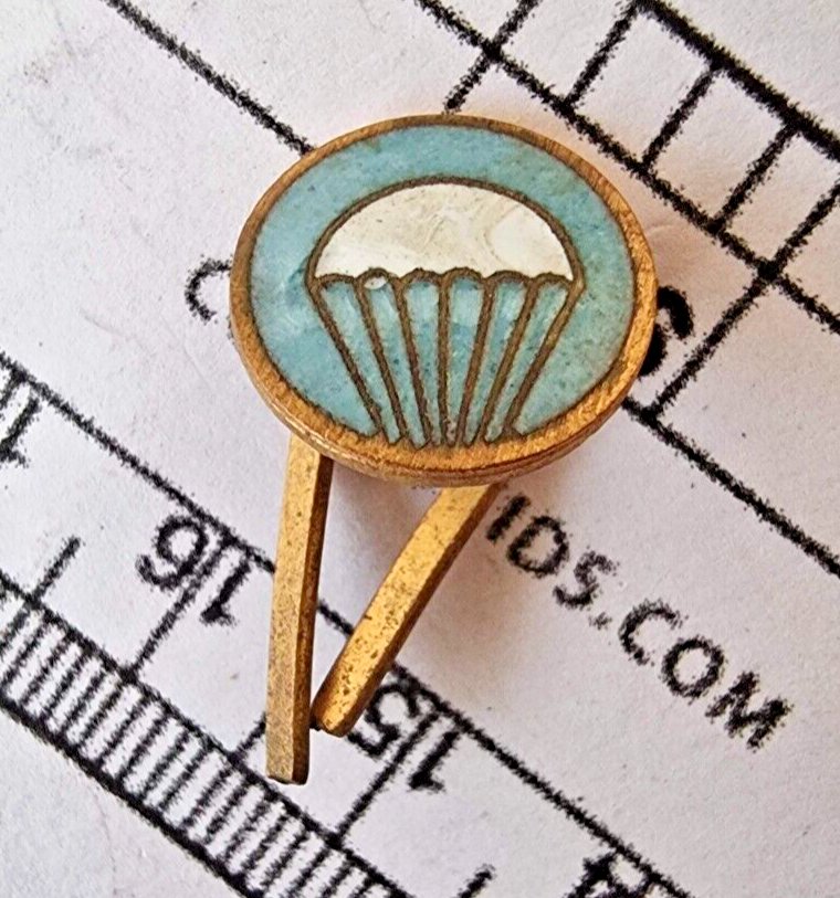 Argentina Army Air Force AIRBORNE PARATROOPER Parachutist Badge Pin  #3
