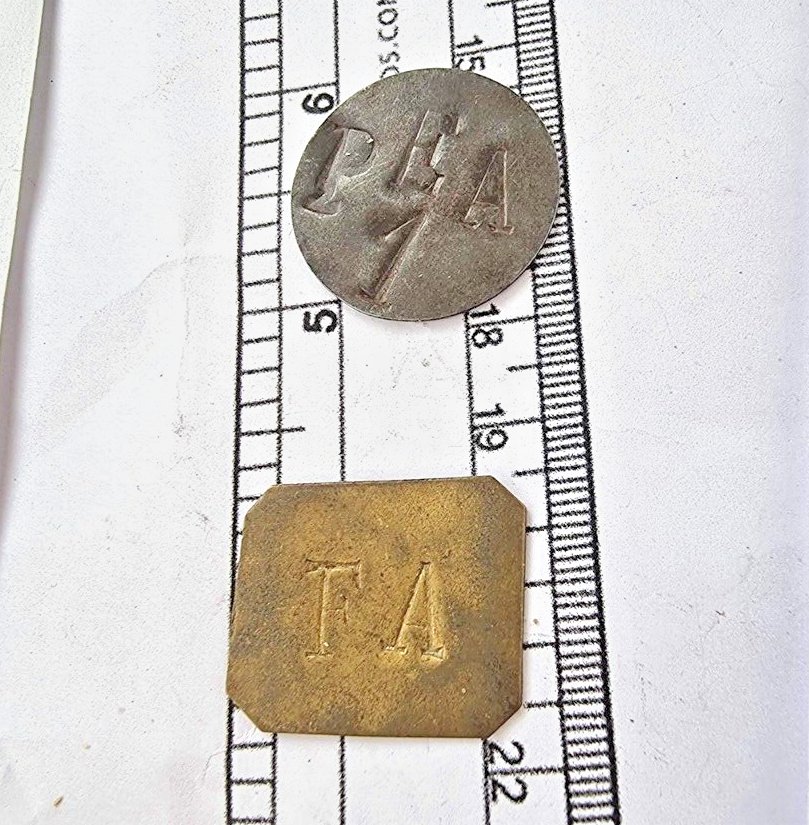 Argentina Argentine Estancia Cattle Payment Tokens SET OF 2 VERY OLD #2