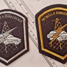 Argentina Buenos Aires Police Radio Electric Patrol Car  Patch  SET OF 2 OLD #3