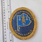 Argentina  Police DOC Corrections Jail Prison Gold Thread Patch OBSOLETE #3