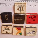 Vintage Advertisement Advertising Matches Matchbook Lot of 7 #1