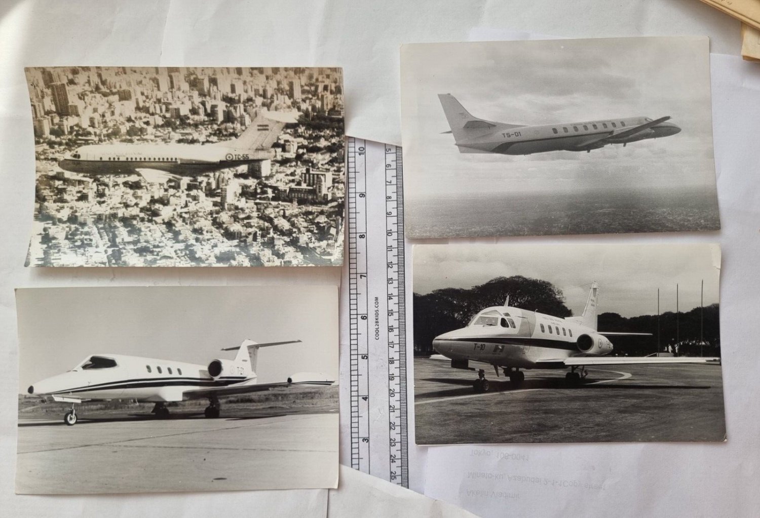Argentina Air Force Airplanes Jet Press Glossy Photo  SET OF 4 VINTAGE #2