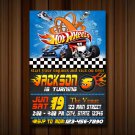 Hotwheels Invitations. Birthday Invitation, Party Invite, Racer Invitation, Birthday Cards Hotwheels