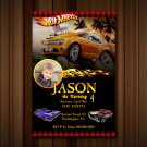 Hotwheels Invitations. Birthday Invitation, Party Invite, Racer Invitation, Birthday Cards Hotwheels