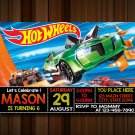 Hotwheels Invitations. Birthday Invitation, Party Invite, Racer Invitation, Birthday Cards Hotwheels