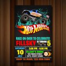 Hotwheels Invitations. Birthday Invitation, Party Invite, Racer Invitation, Birthday Cards Hotwheels