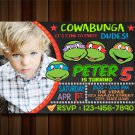Teenage Mutant Ninja Turtles Birthday Invitation, Ninja Turtle invitation, tmnt, Ninja Turtle