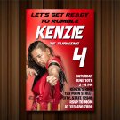 Wrestling Birthday Invitation, wwe invitation, wwe, John Cena, Wrestlemania