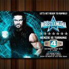 Wrestling Birthday Invitation, wwe invitation, wwe, John Cena, Wrestlemania