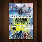 Battle Royale Invitation, Fortnight invitation,Fortnight Season 10, Marshmello