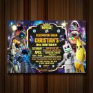Battle Royale Invitation, Fortnight invitation,Fortnight Season 10, Marshmello