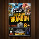 Battle Royale Invitation, Fortnight invitation,Fortnight Season 10, Marshmello