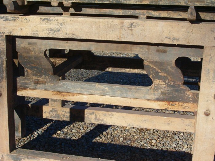 Antique All Wood Table Saw circa. 1880's (all wood Saw table)