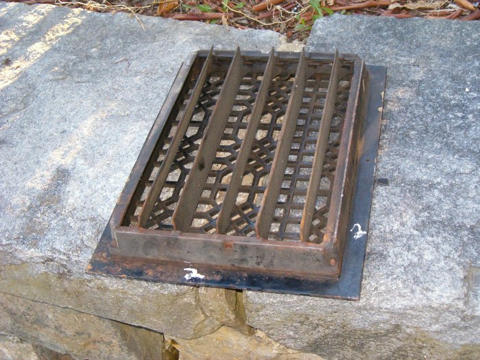 Cast Iron Floor Grate No. 2