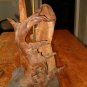 Vintage Driftwood Table Lamp