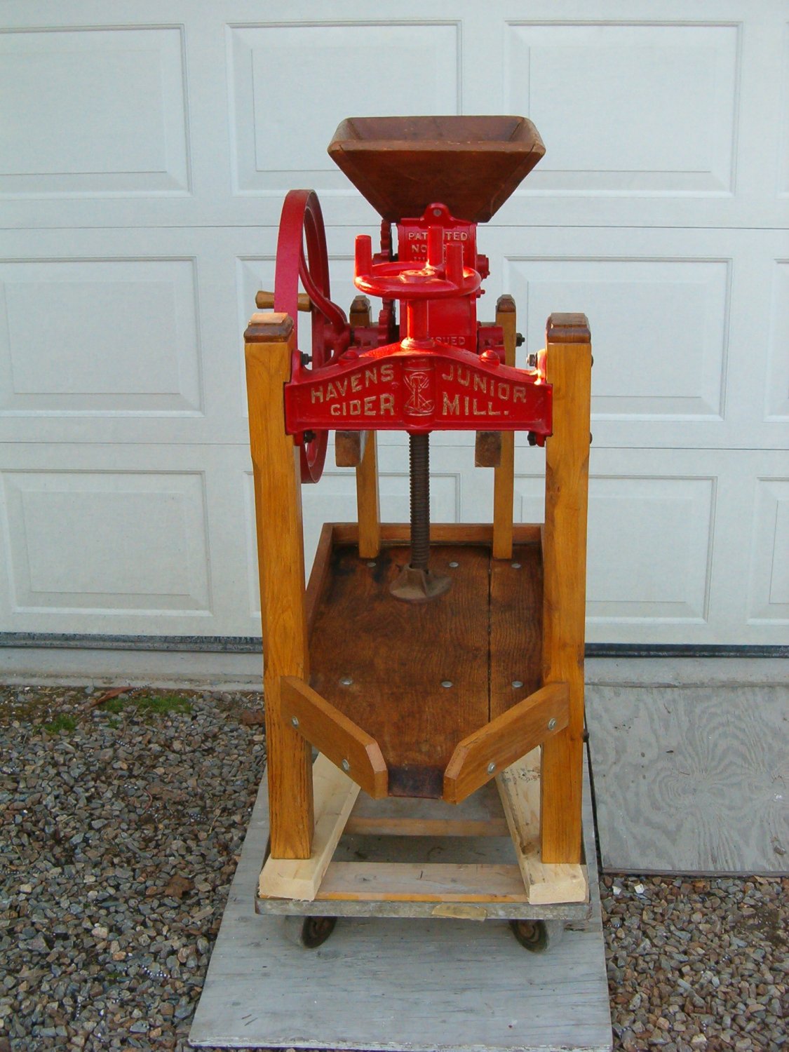 Antique/Vintage Wine Press with Crusher