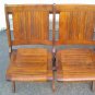 Antique Ganged Public Seating