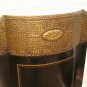 Black Tin & Brass Fire Shield Screen 1920's