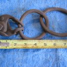 Early Wrought Iron Barn Hitch W/ Rope Binder I 13 Early Wrought Iron Barn Hitch W/ Rope Binder I 13