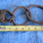 Early Wrought Iron Barn Hitch W/ Rope Binder I 13