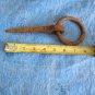 Early Cast Iron Barn Ring w/ Nail     I  14