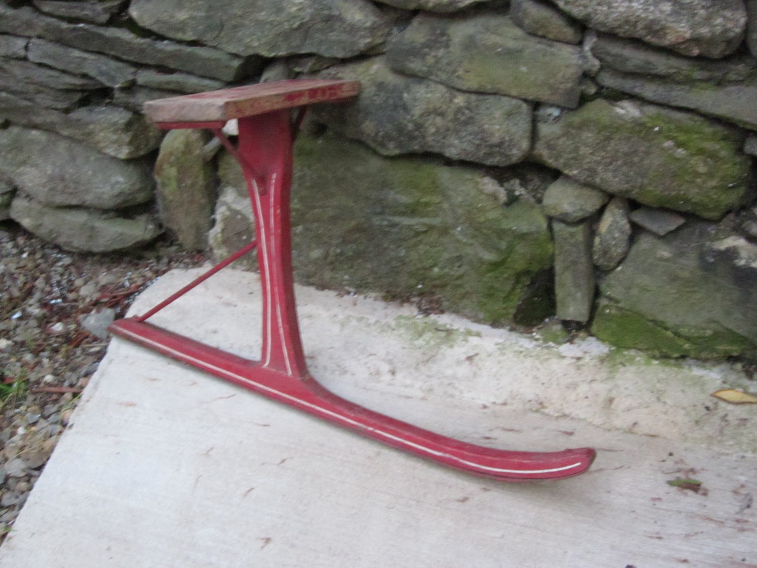 Antique Single Runner Sled