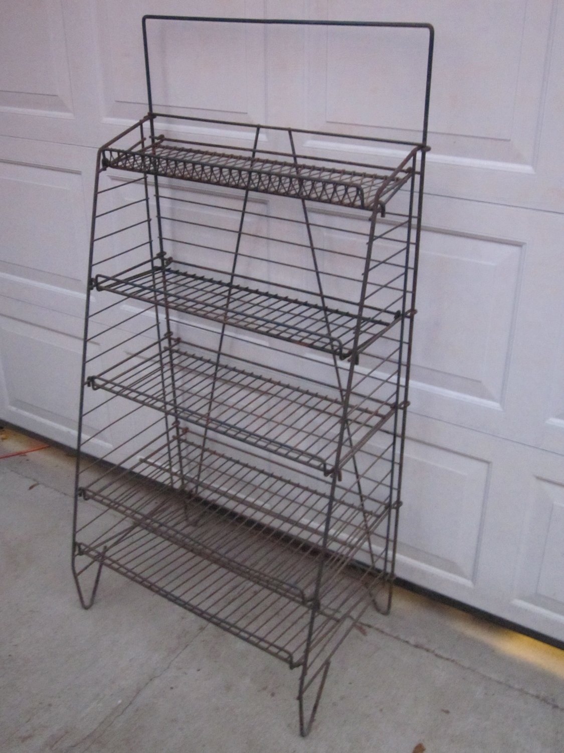 Vintage Wire Metal Display Rack