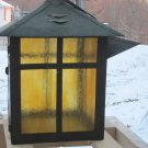 Vintage Hand Crafted Arts & Crafts Candle Lantern