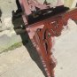 Antique Walnut Victorian Corner Calling Card Stand