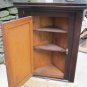 Vintage Pine Cottage Corner Cabinet