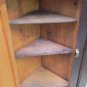 Vintage Pine Cottage Corner Cabinet