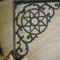 Old Cast Iron Brackets in Star Design