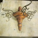 Victorian Wall Hanger with Cast Iron Hooks Victorian Wall Hanger with Cast Iron Hooks