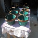 7 Vintage Peach/Fruit Baskets