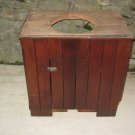 Antique Walnut corner Bathroom Vanity Antique Walnut corner Bathroom Vanity