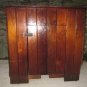 Antique Walnut corner Bathroom Vanity